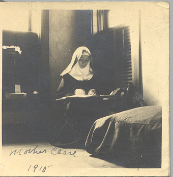 earliest picture that we have of Mother Clare