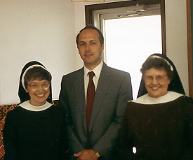 June 2, 1991 - Sr. Carol O.C.D., the Church Organist, Sr. Mary Anne, O.C.D.