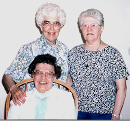 June 1999 Sr. Mary Jo, Sr. Anita and Sr. Mary Anne 
