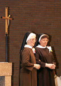 Sr. Mary Jo Loebig, O.C.D. and Sr. Mary Anne Schuman, O.C.D.